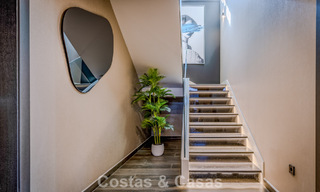 Gloednieuwe, moderne luxevilla met zeezicht te koop in een golfresort in Mijas, Costa del Sol 791679 