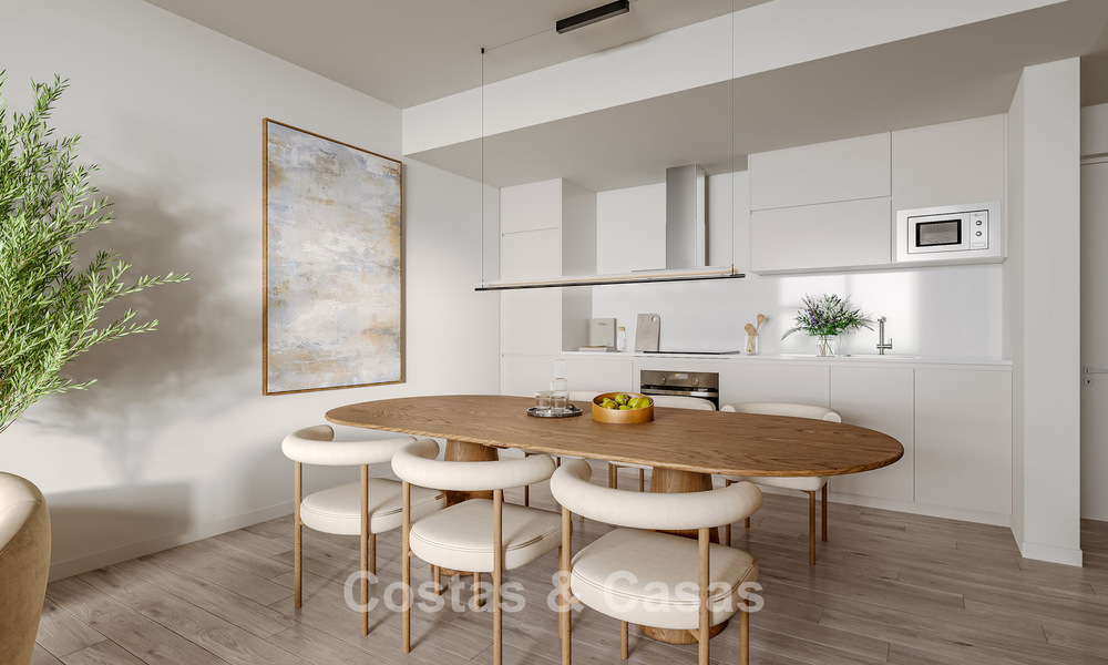 Nieuwe, moderne appartementen met panoramisch zeezicht in Mijas Costa, Costa del Sol 791710
