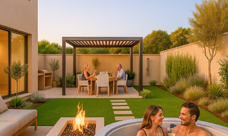 Modernistische schakelvilla’s te koop met 360° uitzicht, in Mijas Costa, Costa del Sol 791799 