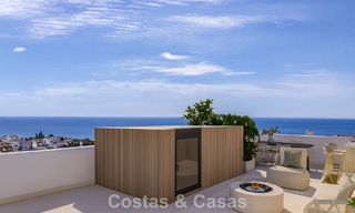 Modernistische schakelvilla’s te koop met 360° uitzicht, in Mijas Costa, Costa del Sol 791801 