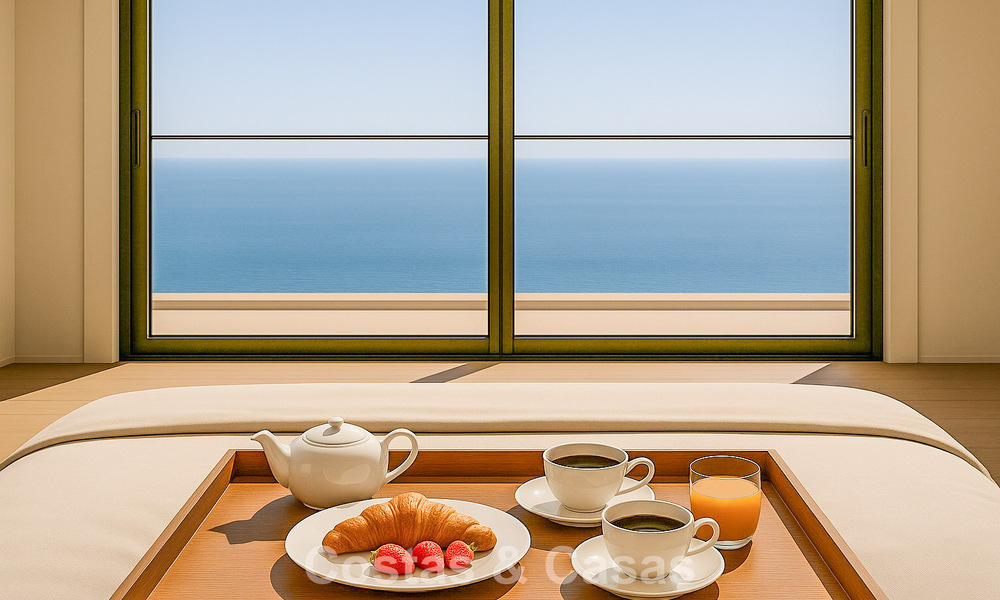 Modernistische schakelvilla’s te koop met 360° uitzicht, in Mijas Costa, Costa del Sol 791816