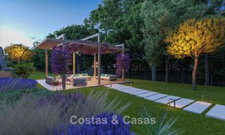 Eigentijdse townhouses met hedendaags ontwerp te koop in een golfomgeving van Mijas Costa, Costa del Sol 791828 