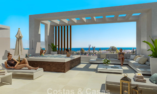 Eigentijdse townhouses met hedendaags ontwerp te koop in een golfomgeving van Mijas Costa, Costa del Sol 791836 
