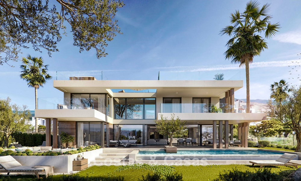 Nieuwe, high-end designvilla te koop in een permanent bewaakte gemeenschap van Sotogrande, Costa del Sol 792091
