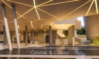 High-end luxe appartement te koop in een eerstelijnstrand complex ten oosten van Marbella centrum 792203 