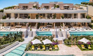 High-end luxe appartement te koop in een eerstelijnstrand complex ten oosten van Marbella centrum 792210 