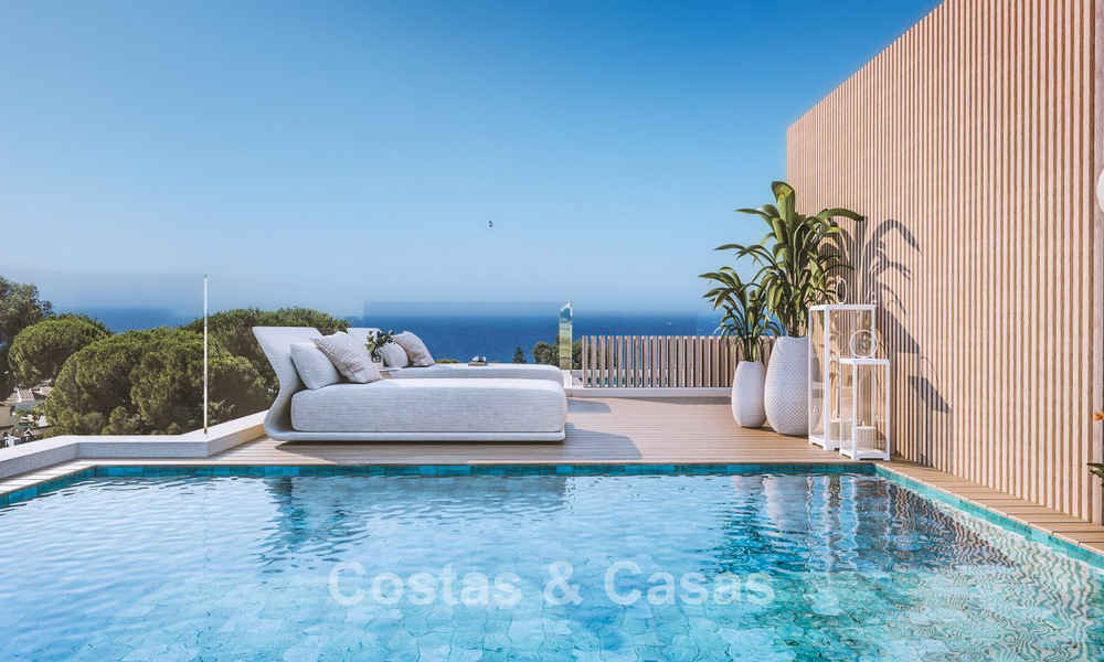 High-end luxe appartement te koop in een eerstelijnstrand complex ten oosten van Marbella centrum 792224