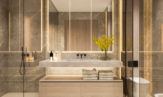 High-end luxe appartement te koop in een eerstelijnstrand complex ten oosten van Marbella centrum 792225 