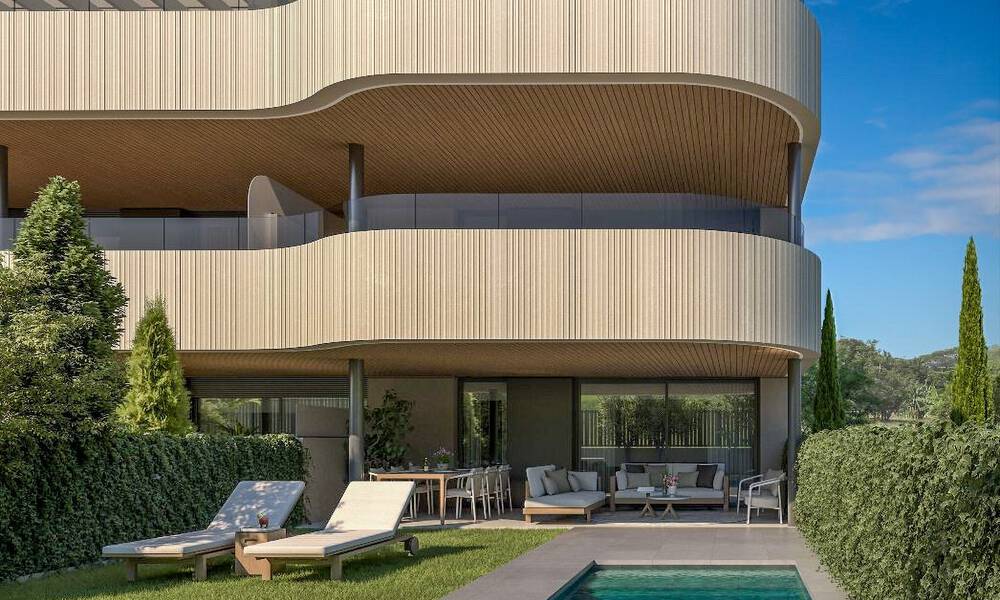 Exclusieve off-plan appartementen te koop in een moderne golfontwikkeling op de New Golden Mile tussen Marbella en Estepona 792338