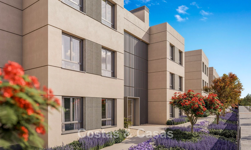 Exclusieve off-plan appartementen te koop in een moderne golfontwikkeling op de New Golden Mile tussen Marbella en Estepona 792343