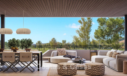 Exclusieve off-plan appartementen te koop in een moderne golfontwikkeling op de New Golden Mile tussen Marbella en Estepona 792347