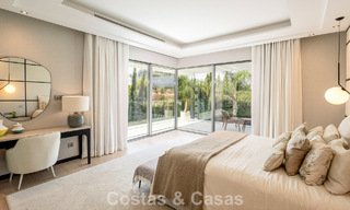 Instapklare, modernistische designvilla te koop, op loopafstand van het strand en voorzieningen in Guadalmina Baja, Marbella 792357 