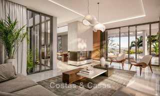 Strak moderne, off-plan designvilla te koop op loopafstand van het strand en voorzieningen in Guadalmina Baja, Marbella 792660 