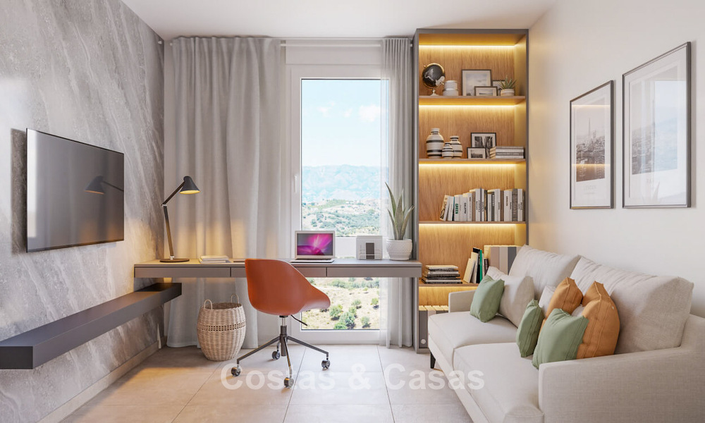 Eigentijdse rijwoningen met prachtig zeezicht te koop in La Cala de Mijas, Costa del Sol 792666