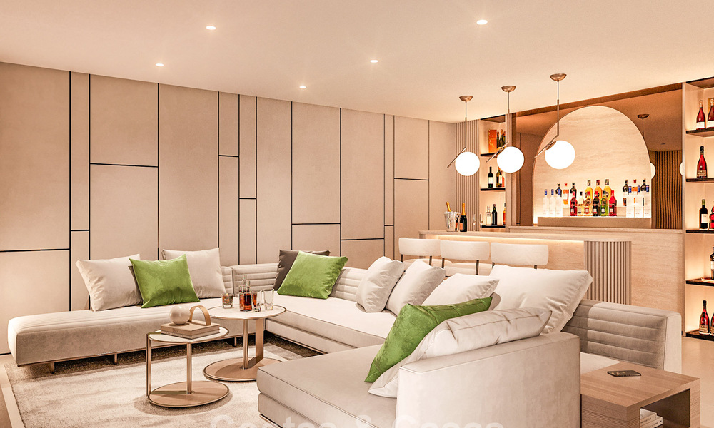 5 Modernistische schakelvilla’s te koop met panoramisch zeezicht in La Quinta, Benahavis - Marbella 795599