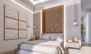 Off-plan nieuwbouwvilla met gesofisticeerde architectuur en panoramisch zeezicht te koop in Marbella - Benahavis 792683 