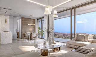 Off-plan nieuwbouwvilla met gesofisticeerde architectuur en panoramisch zeezicht te koop in Marbella - Benahavis 792684 