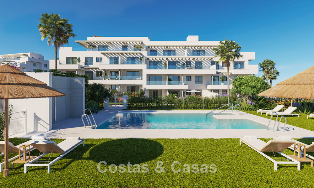 Moderne nieuwbouwappartementen te koop op wandelafstand van het strand in Mijas Costa, Costa del Sol 792695