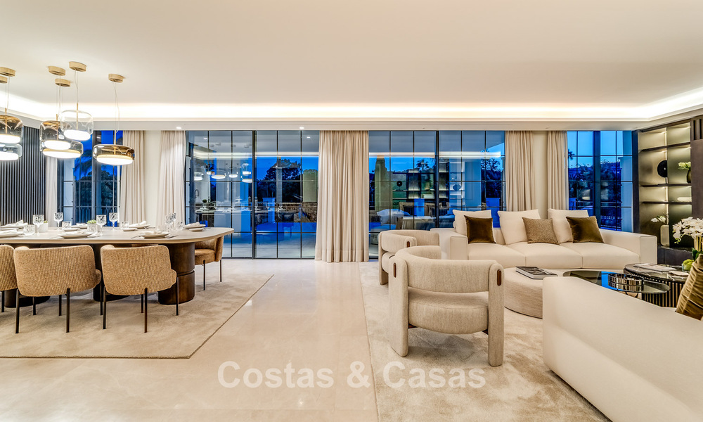 Luxueuze en tijdloze villa met panoramisch uitzicht te koop in Nueva Andalucía, Marbella 792901