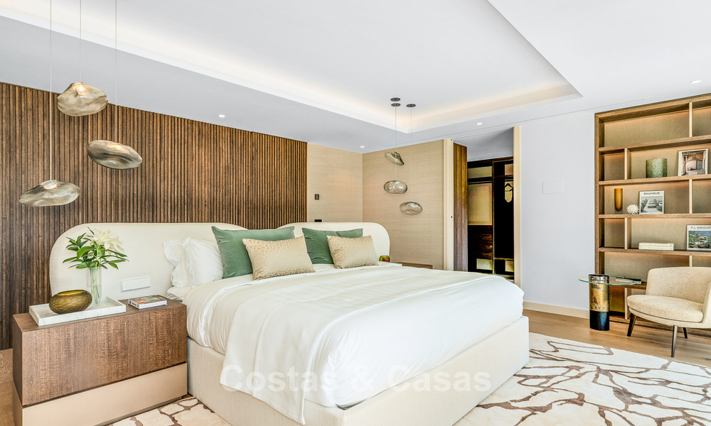 Luxueuze en tijdloze villa met panoramisch uitzicht te koop in Nueva Andalucía, Marbella 792919