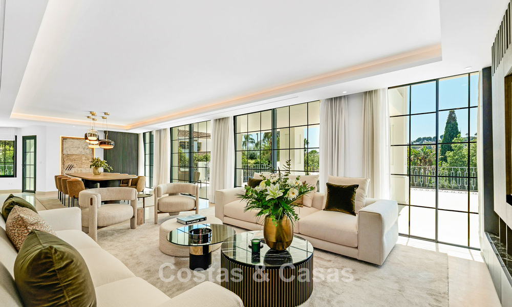 Luxueuze en tijdloze villa met panoramisch uitzicht te koop in Nueva Andalucía, Marbella 792922