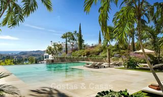 Innovatieve appartementen met panoramisch zeezicht te koop in een golfresort in Mijas Costa, Costa del Sol 792975 