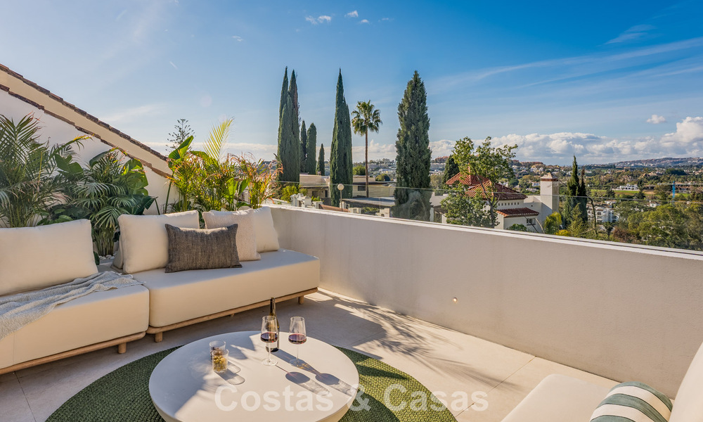 Exclusief rijhuis met panoramisch uitzicht te koop in Aloha golf in Nueva Andalucia, Marbella 793278