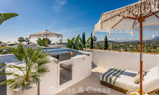 Exclusief rijhuis met panoramisch uitzicht te koop in Aloha golf in Nueva Andalucia, Marbella 793285 