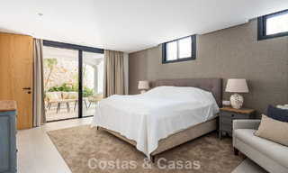 Instapklare, eigentijds-mediterrane villa met onverstoord, panoramisch zeezicht te koop in Benahavis - Marbella 793421 