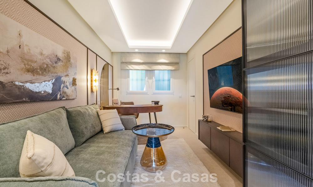 Instapklaar, eigentijds ingericht tuinappartement met 4 slaapkamers te koop op de Golden Mile van Marbella 793587