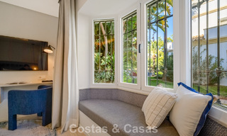 Instapklaar, eigentijds ingericht tuinappartement met 4 slaapkamers te koop op de Golden Mile van Marbella 793618 