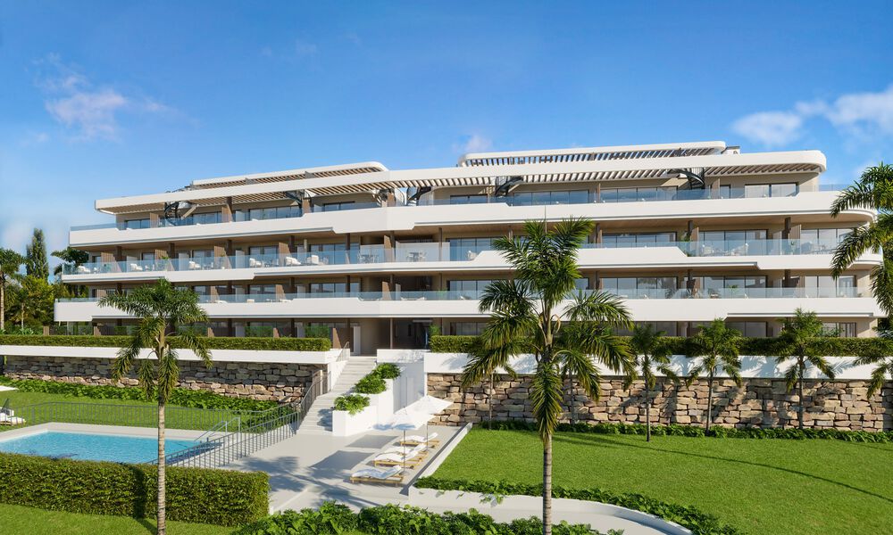 Moderne nieuwbouwappartementen met subliem zeezicht in Manilva aan de Costa del Sol 793625