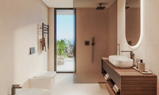 Lancering! Moderne schakelvilla’s met zeezicht in een exclusieve resortstijl te koop in Elviria, Oost-Marbella 793146 