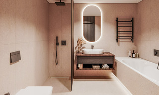 Lancering! Moderne schakelvilla’s met zeezicht in een exclusieve resortstijl te koop in Elviria, Oost-Marbella 793147 