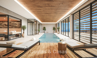 Lancering! Moderne schakelvilla’s met zeezicht in een exclusieve resortstijl te koop in Elviria, Oost-Marbella 793151 