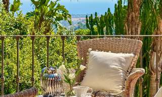 Elegante, Andalusische villa met panoramisch zeezicht te koop in El Madroñal, Benahavís - Marbella 793825 