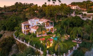 Elegante, Andalusische villa met panoramisch zeezicht te koop in El Madroñal, Benahavís - Marbella 793866 