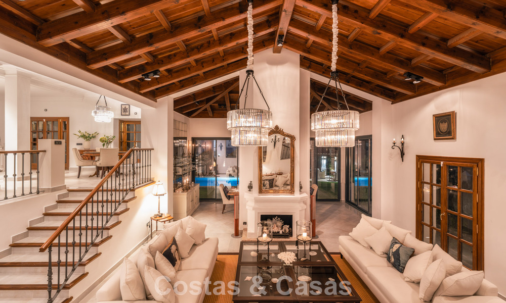 Elegante, Andalusische villa met panoramisch zeezicht te koop in El Madroñal, Benahavís - Marbella 793873