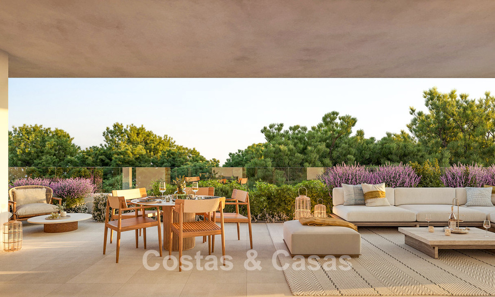 Moderne nieuwbouwappartementen met ruim terras en zeezicht te koop in Torremolinos, Malaga, Costa del Sol 793806