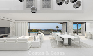 Moderne luxevilla met panoramisch zeezicht te koop op de New Golden Mile, tussen Marbella en Estepona 794035 