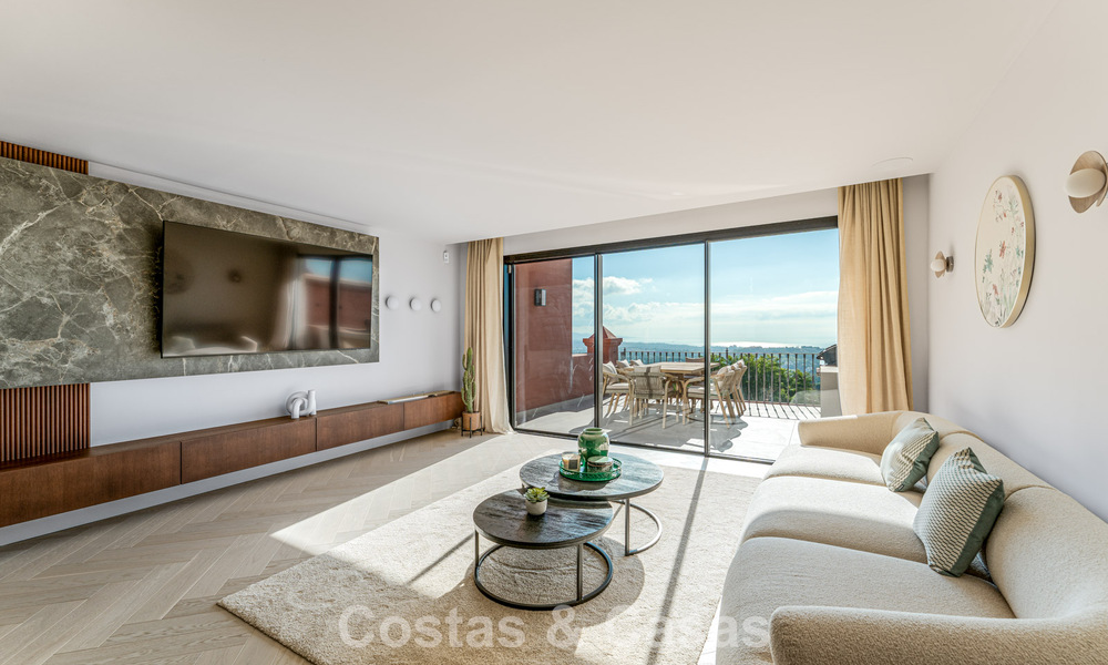 Exclusief Scandinavisch design penthouse met 180° uitzicht te koop in Benahavis - Marbella 794163