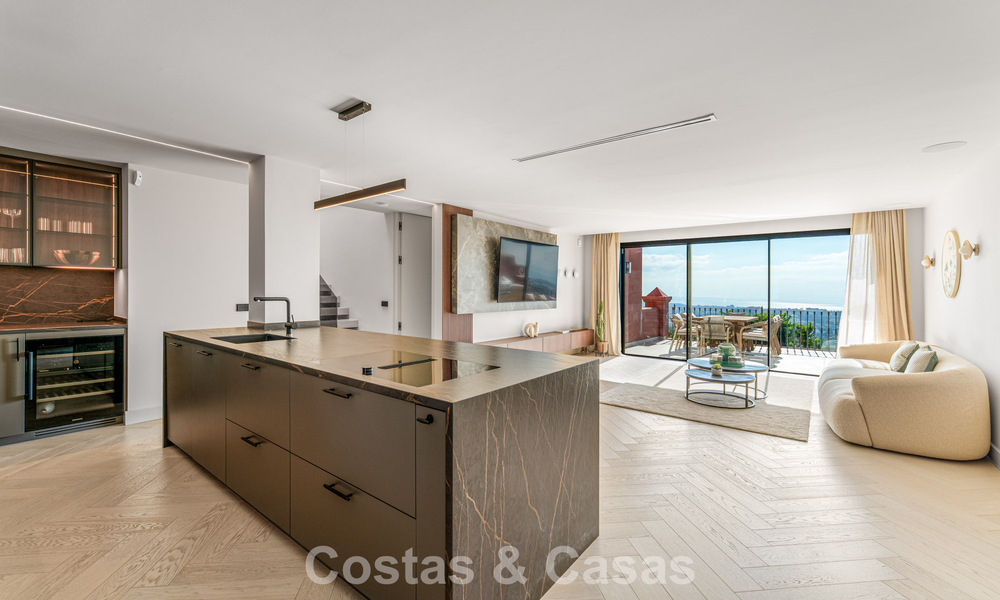 Exclusief Scandinavisch design penthouse met 180° uitzicht te koop in Benahavis - Marbella 794178