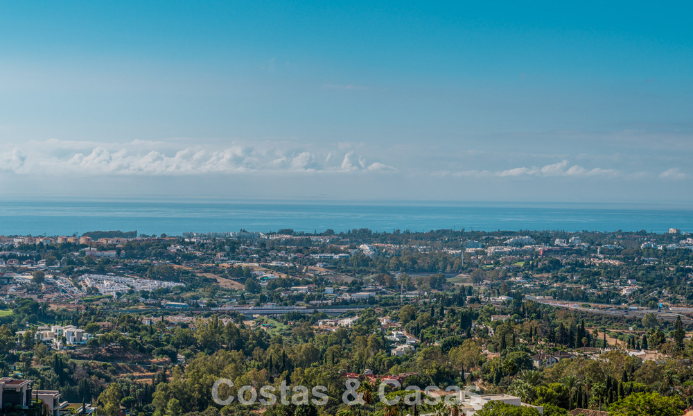 Exclusief Scandinavisch design penthouse met 180° uitzicht te koop in Benahavis - Marbella 794181