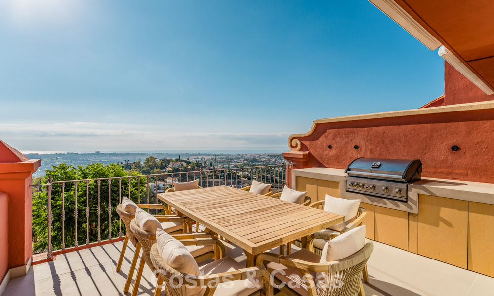 Exclusief Scandinavisch design penthouse met 180° uitzicht te koop in Benahavis - Marbella 794185