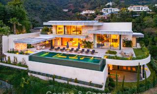 Gloednieuwe luxevilla met panoramische vergezichten te koop in de gated urbanisatie van El Madroñal in Benahavis - Marbella 794193 