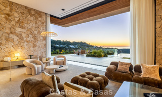 Gloednieuwe luxevilla met panoramische vergezichten te koop in de gated urbanisatie van El Madroñal in Benahavis - Marbella 794197 