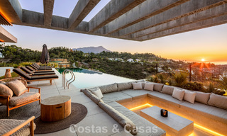 Gloednieuwe luxevilla met panoramische vergezichten te koop in de gated urbanisatie van El Madroñal in Benahavis - Marbella 794199 