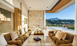 Gloednieuwe luxevilla met panoramische vergezichten te koop in de gated urbanisatie van El Madroñal in Benahavis - Marbella 794206 