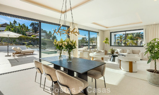 Instapklare, moderne luxevilla met minimalistische bouwstijl te koop op de New Golden Mile tussen Marbella en Estepona 794331 