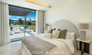 Instapklare, moderne luxevilla met minimalistische bouwstijl te koop op de New Golden Mile tussen Marbella en Estepona 794343 